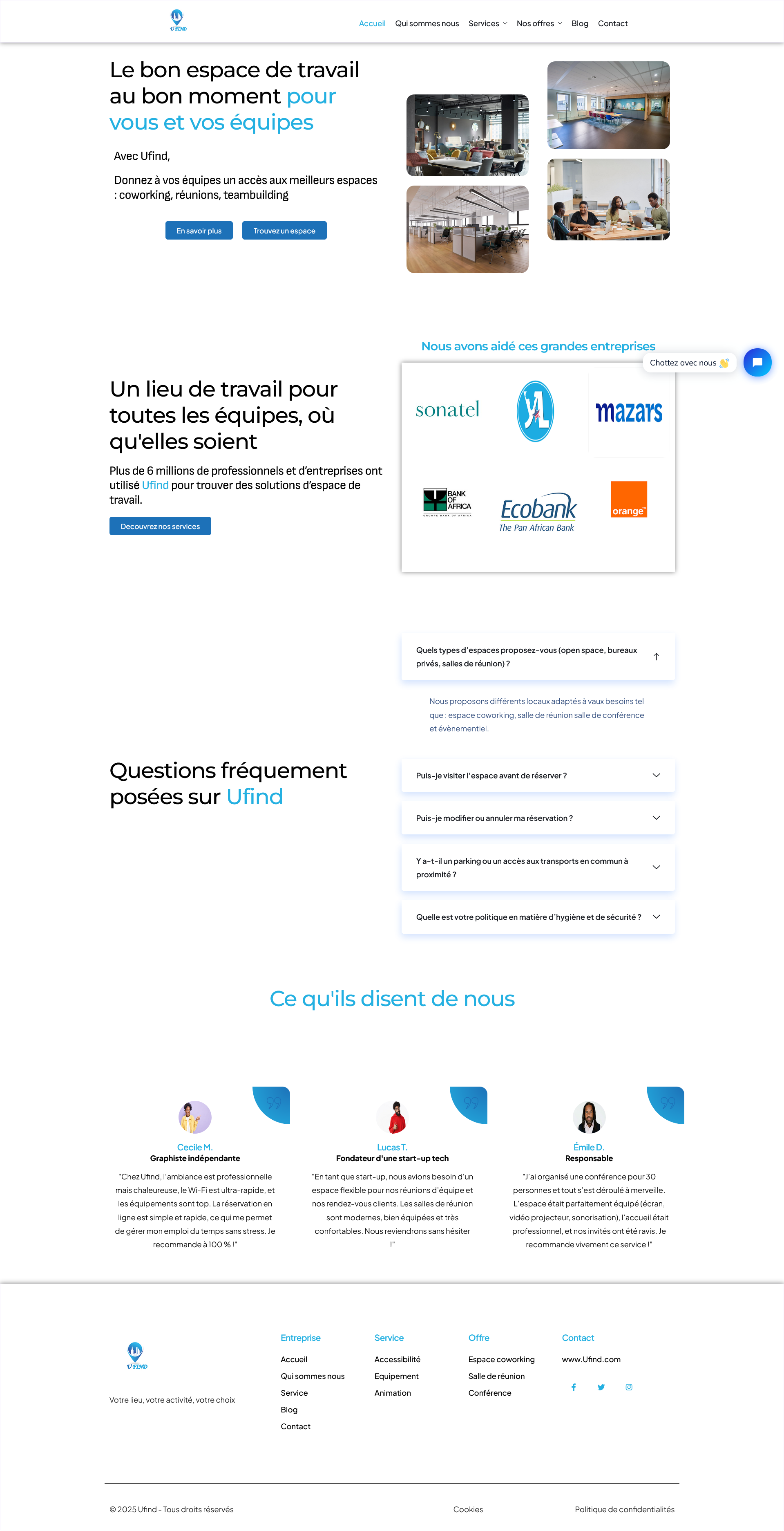 Screenshot 2025-08-12 at 15-35-27 Ufind – Choisissez votre espace de travail